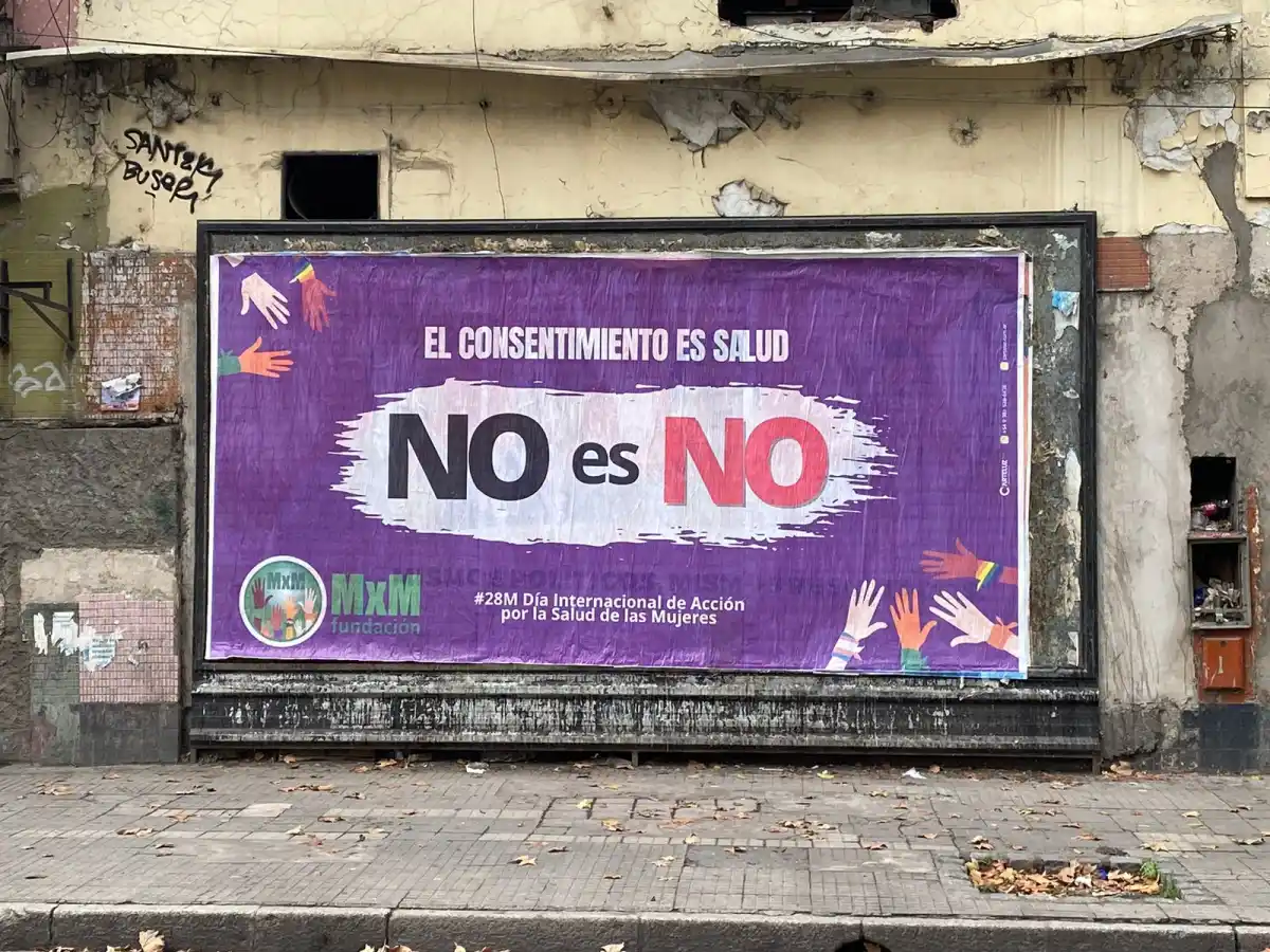 El consentimiento es salud y está bueno que también sean las calles las que lo digan