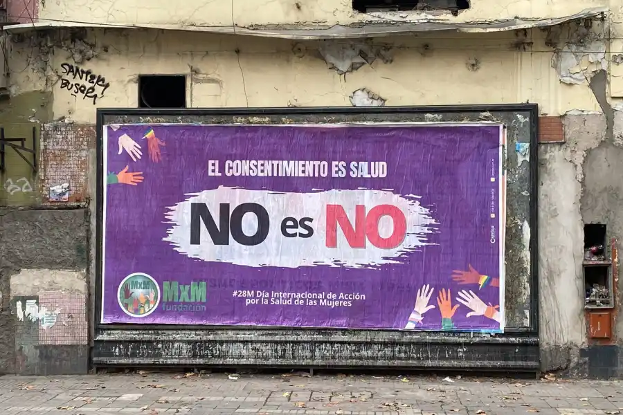 El consentimiento es salud y está bueno que también sean las calles las que lo digan
