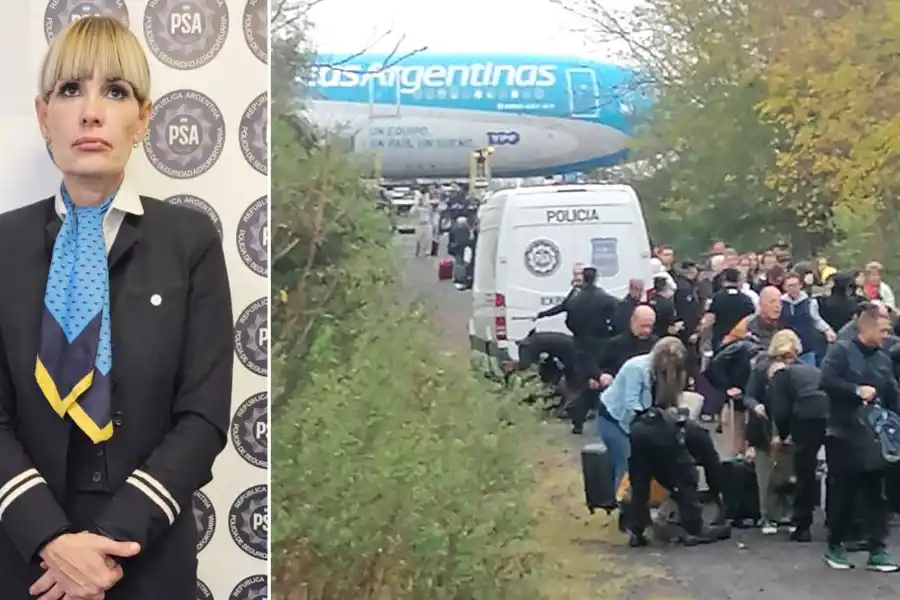 Daniela Carbone, la azafata detenida por amenaza de bomba a un avión