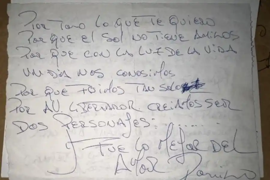 Marixa Balli dio a concer una inédita carta del “Potro” Rodrigo: “Fue lo mejor del amor”