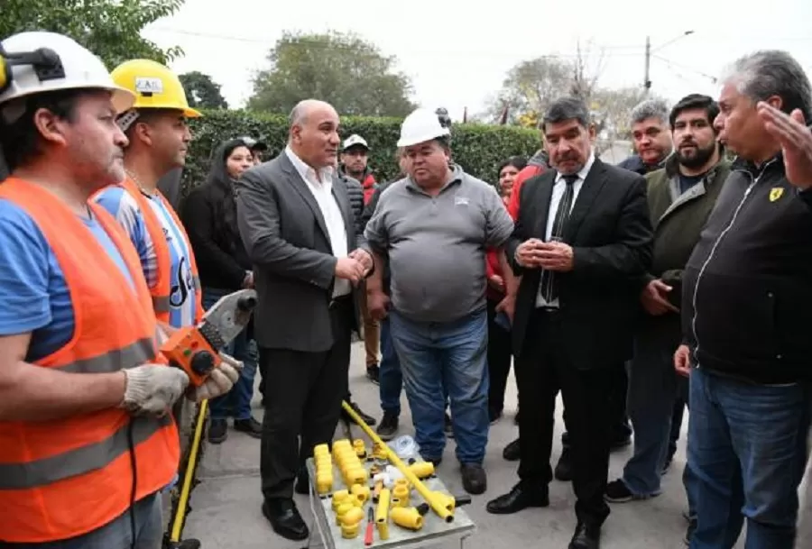 Ampliaron la red de gas natural  en el barrio San Miguel