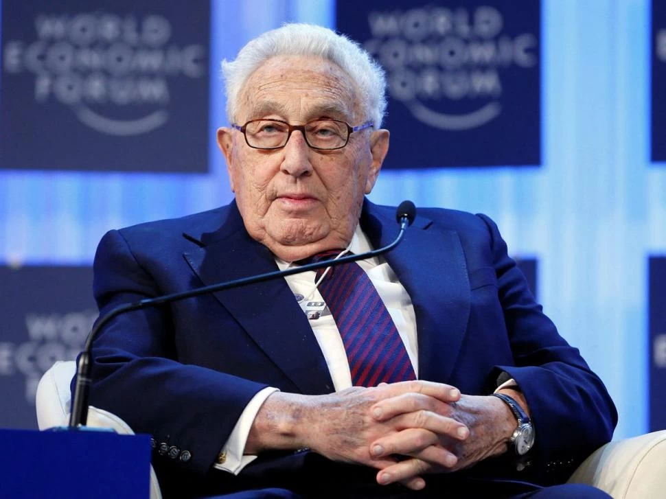 UN SIGLO DE VIDA. Una imagen reciente de Henry Kissinger.  