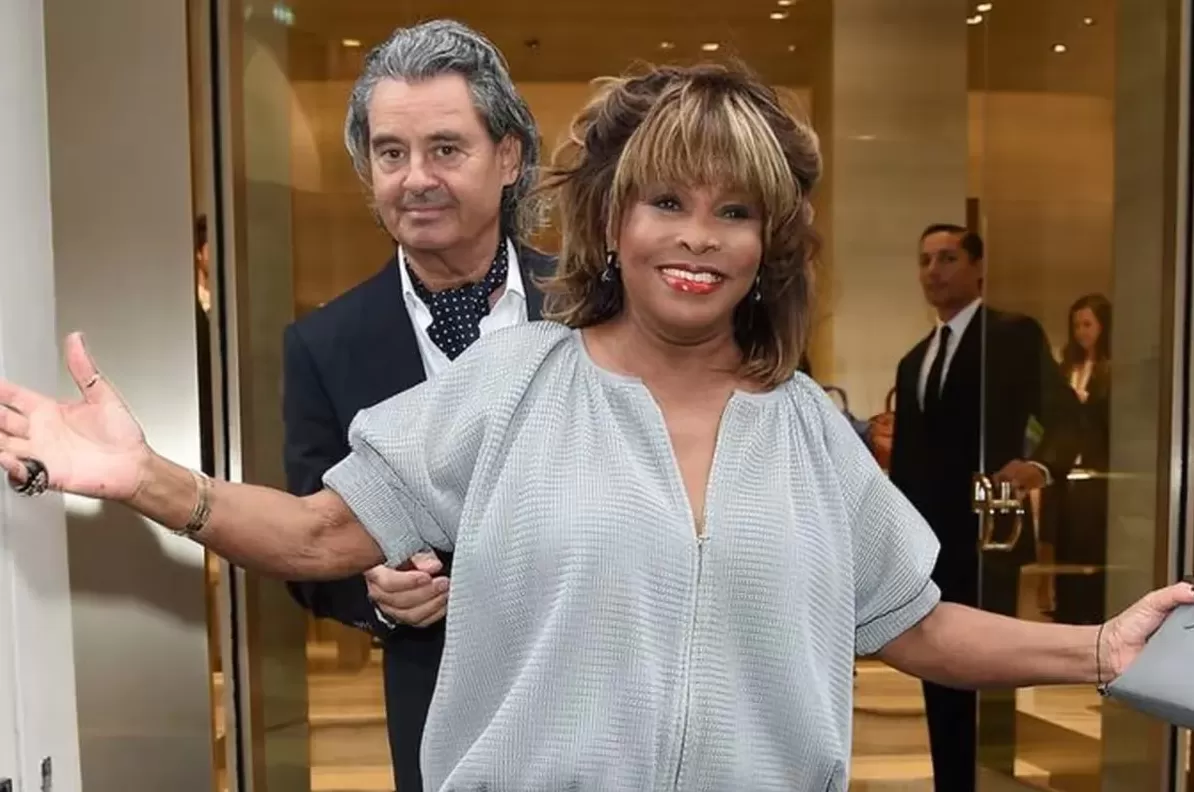 Tina Turner junto a su esposo Erwin Bach