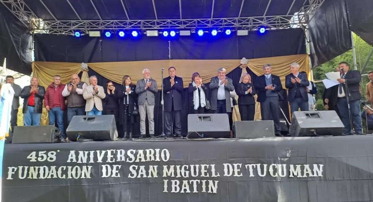 ACTO. Celebraron el 458° aniversario de la primera fundación de San Miguel de Tucumán. Foto tomada de comunicaciontucuman.gob.ar.