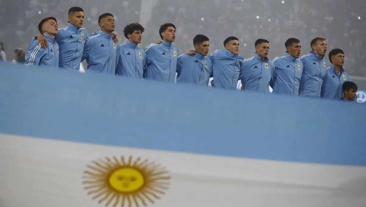 ILUSIÓN. La Selección Argentina Sub-20 tendrá una difícil parada esta tarde por los octavos de final.