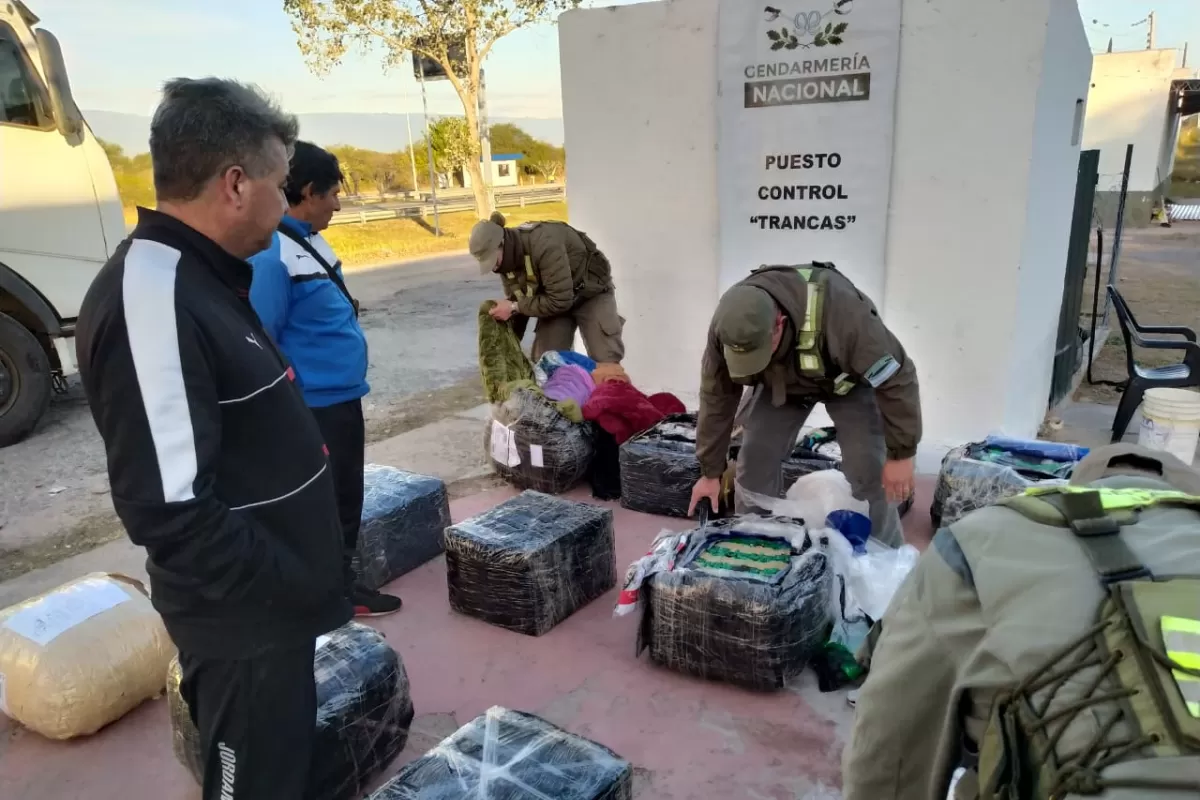 Secuestran más de dos kilos de cocaína en el paraje Molle Yaco