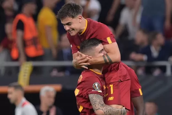 El gol de Paulo Dybala para la Roma ante Sevilla en la final de la Europa League