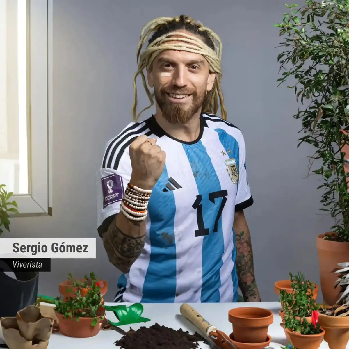 “El Messi gasista”: la IA mostró cómo lucirían las figuras de la Selección argentina con otros trabajos