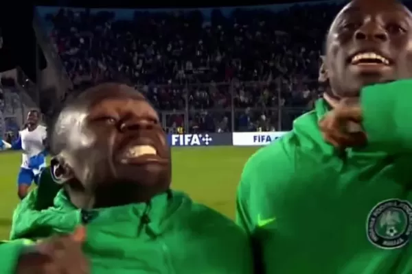 El desafiante gesto de los jugadores de Nigeria luego de la victoria frente a la Selección argentina