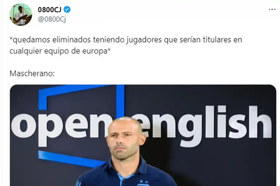 Mundial Sub-20: la indignación en las redes con Javier Mascherano