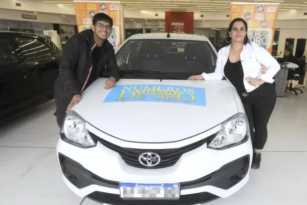 Números de Oro: con su nuevo auto, Laura viajará a La Rioja por una promesa