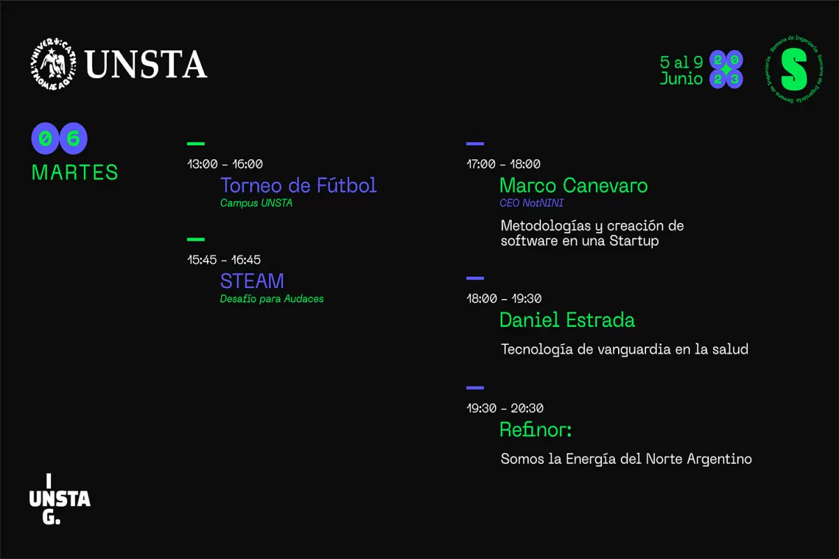 Vuelve la Semana de la Ingeniería de la Unsta