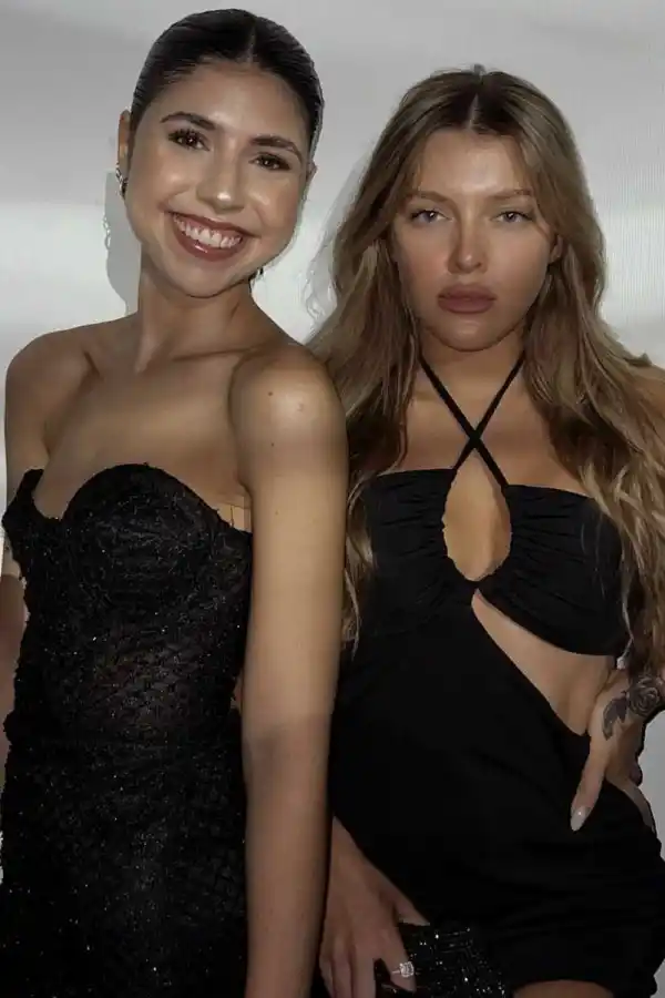 Sofía Gonet junto a Camila Mayán, la ex novia de Alexis Mac Allister