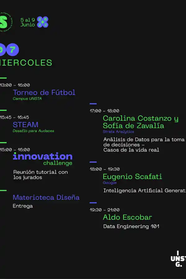 Vuelve la Semana de la Ingeniería de la Unsta