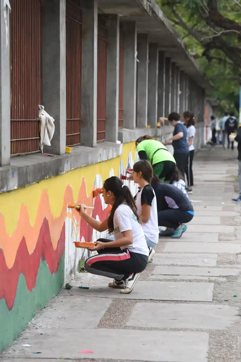 Con arte revalorizaron la Quinta Agronómica