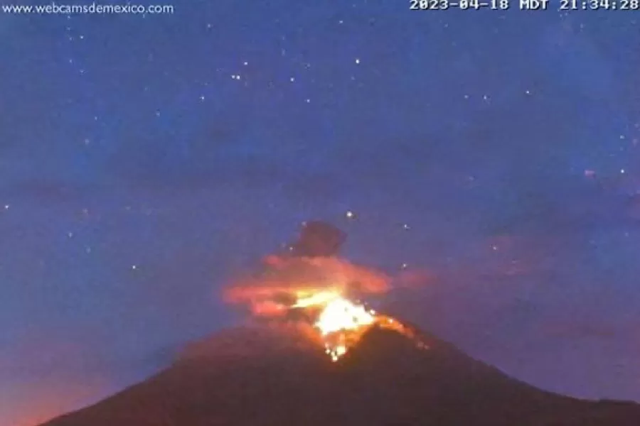 Entró en actividad el volcán Popocatépetl, uno de los más importantes de México