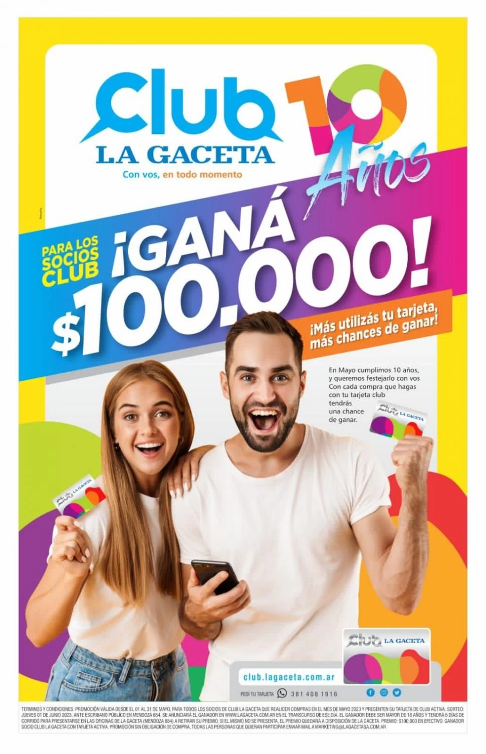 SOCIOS. Los usuarios de Club LA GACETA participan por $ 100.000 en efectivo. 