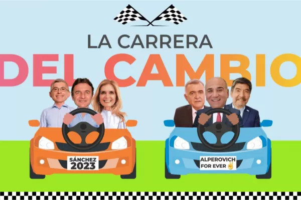 Made in Tucumán: lanzan un juego para hacer una carrera entre Jaldo y Sánchez
