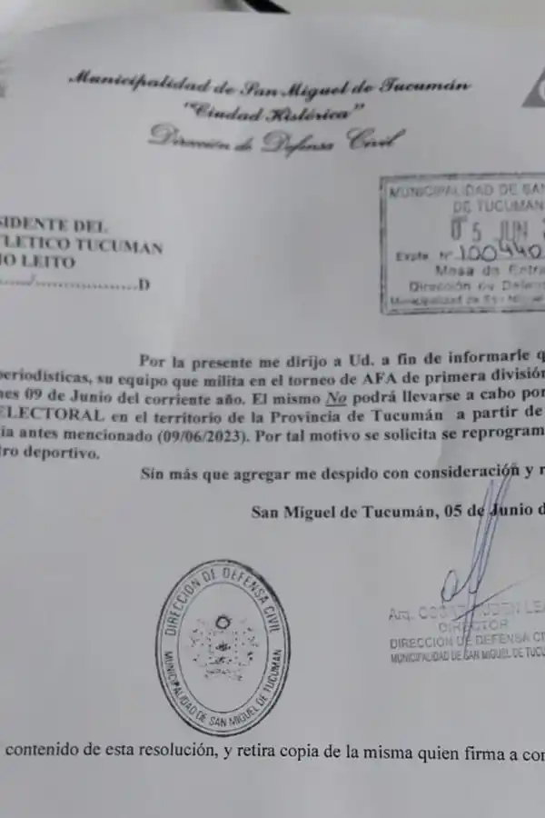 Confirmado: se posterga el partido entre Atlético Tucumán y Godoy Cruz por la veda electoral