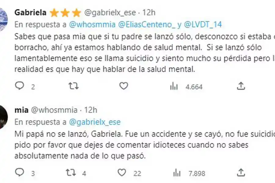 Tragedia en River: la hija del hincha fallecido dio su versión de los hechos: No se suicidió