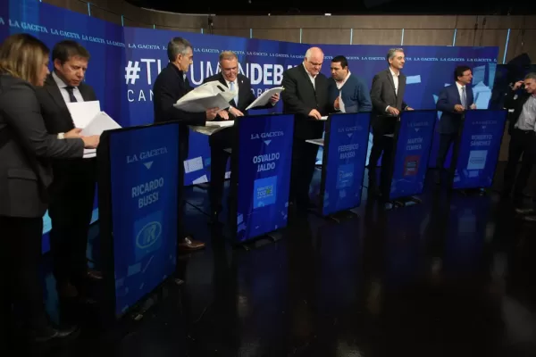 Narcotráfico y clientelismo, los ejes del segundo debate libre entre candidatos a gobernador de Tucumán
