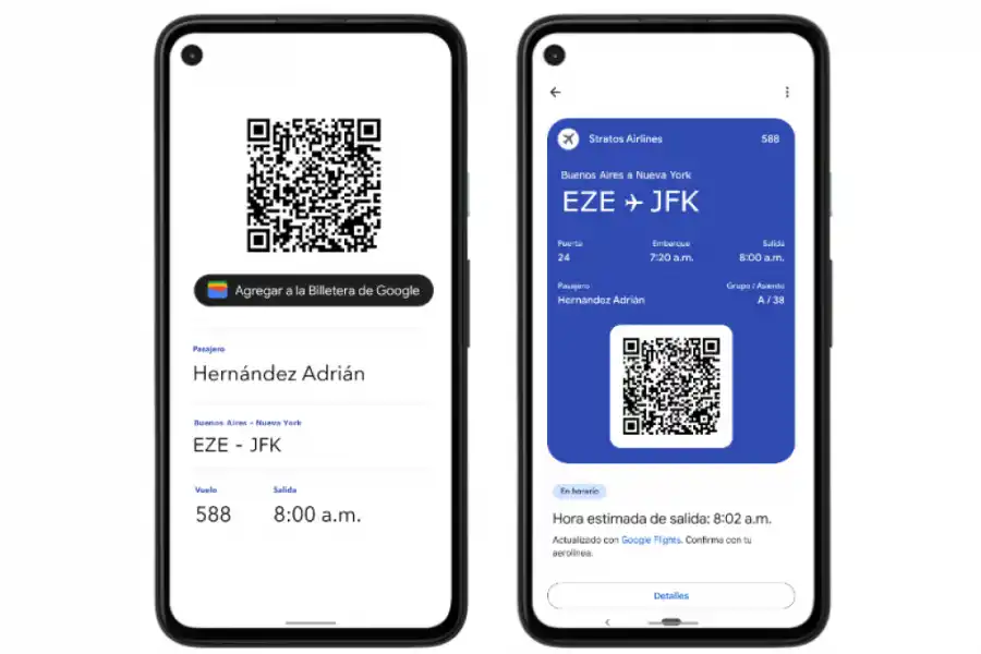 La Billetera de Google también podrá alojar tarjetas de embarque de aerolíneas