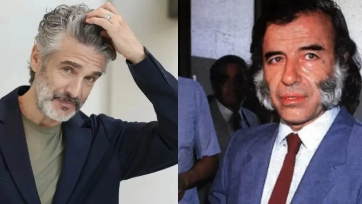 ¡Estás igual!: las primeras imágenes de Leonardo Sbaraglia personificando a Carlos Menem