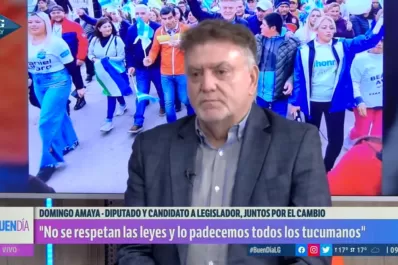 Domingo Amaya: En Tucumán no se respetan las leyes y lo padecemos todos