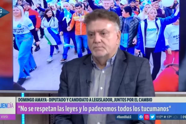 Domingo Amaya: En Tucumán no se respetan las leyes y lo padecemos todos