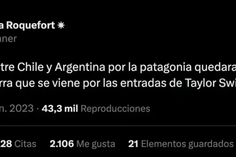 Por la llegada de Taylor Swift, crece la rivalidad entre argentinos y chilenos: “Les llevamos dólares para que sobrevivan”