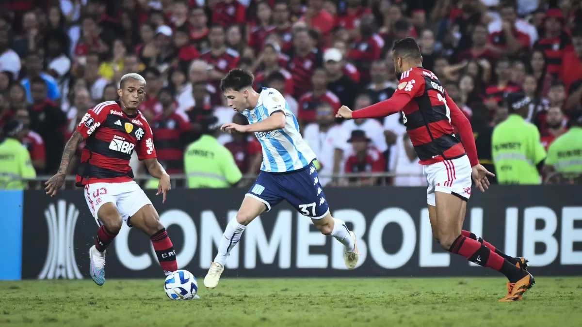 Racing perdió 2-1 ante Flamengo y puso en riesgo el liderazgo de su grupo en la Copa Libertadores