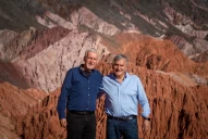 James Cameron visitó Jujuy y recorrió Purmamarca junto a Gerardo Morales