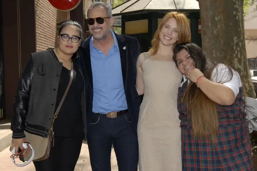 Los Rial junto a Agustina Kämpfer