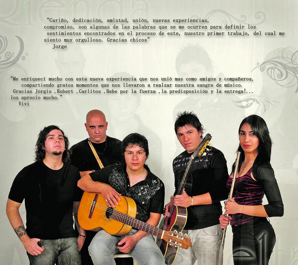 RIENDA SUELTA. El conjunto tucumano actuará en Yerba Buena en el marco de un festival en el bar El Picante.  