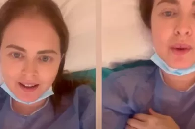Silvina Luna grabó un crudo video antes de entrar al quirófano: Deséenme mucha suerte