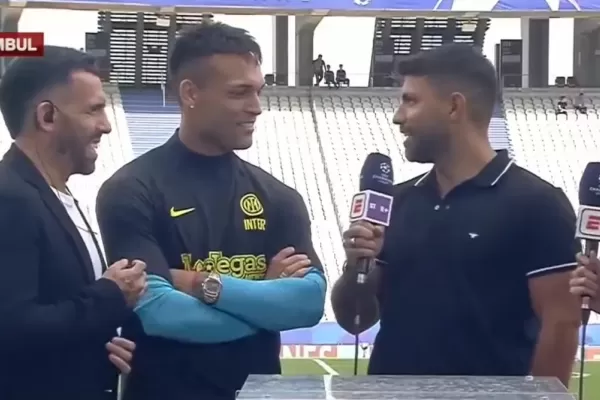 Así reaccionó Lautaro Martínez cuando el “Kun” Agüero pidió que el Manchester City gane la final