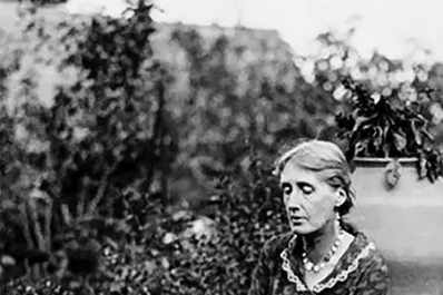 En el parque con Virginia