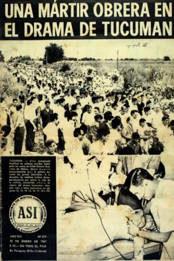 MÁXIMA TENSIÓN. La columna de manifestantes y la guardia policial al frente. Una imagen repetida en aquel Tucumán. 