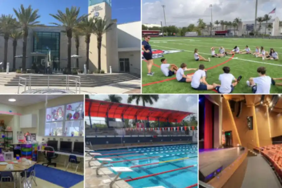 El imponente colegio al que asistirían los hijos de Lionel Messi en Miami.