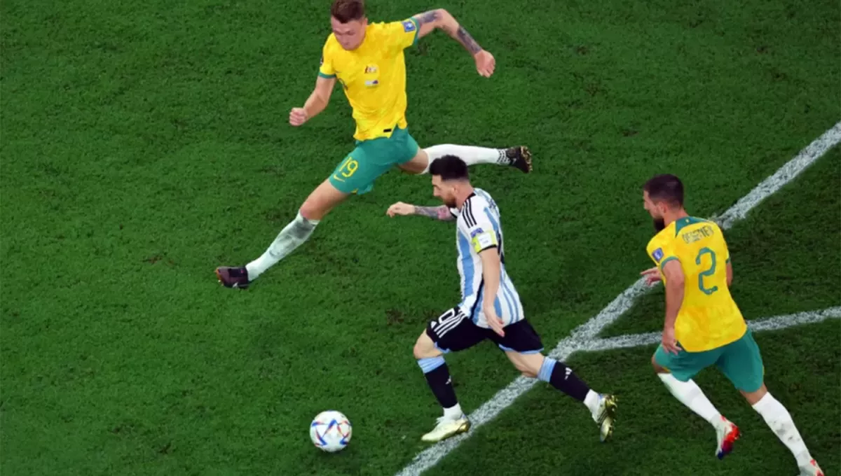 GRATO RECUERDO. Con un Lionel Messi descomunal, Argentina eliminó a Australia en los octavos de final de Qatar 2022.