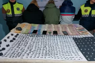 Madre, hija y cuñada fueron detenidas con más de 1.000 envoltorios de drogas