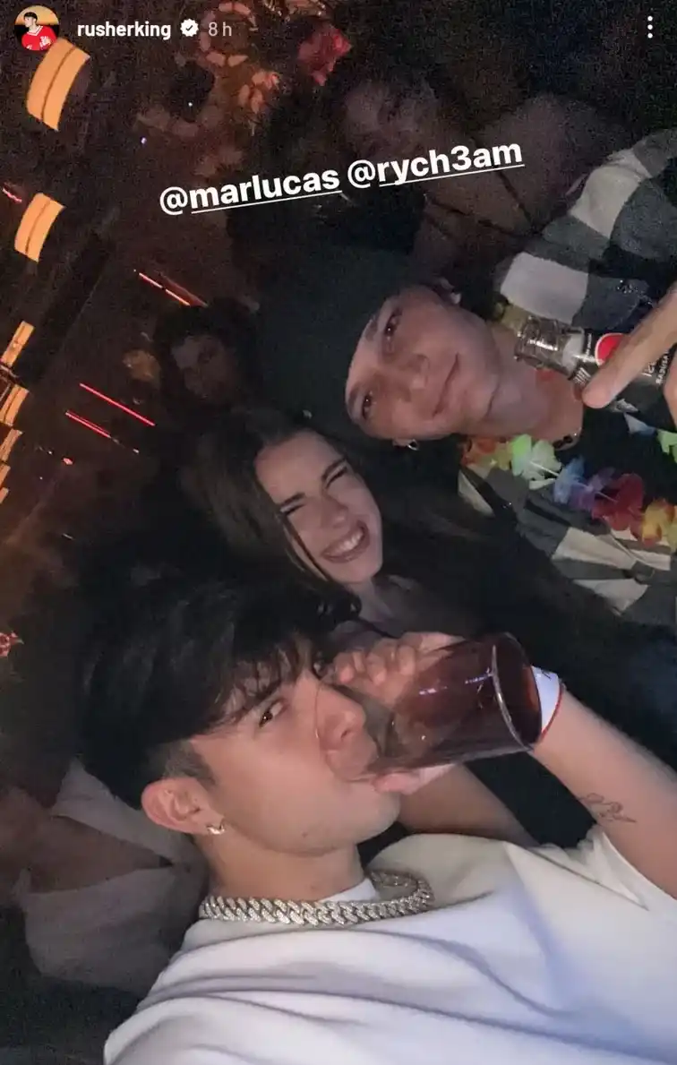 La primera foto de Rusherking con su supuesta nueva novia, Mar Lucas Vilar