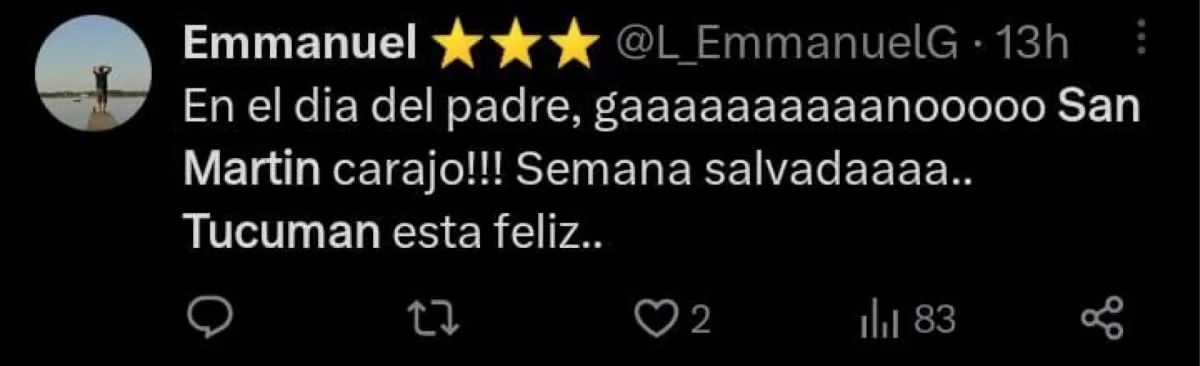 San Martín vs All Boys: qué dijeron los hinchas en las redes luego del categórico triunfo del “Santo”