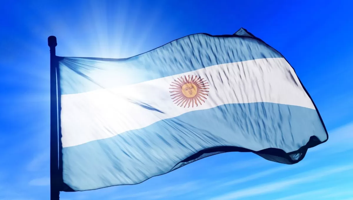 La bandera de Argentina
