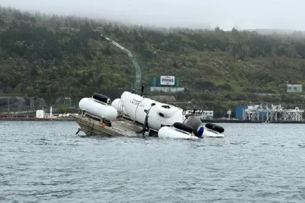 Uno de los tripulantes que viajaba en el submarino desaparecido había enviado un mensaje premonitorio