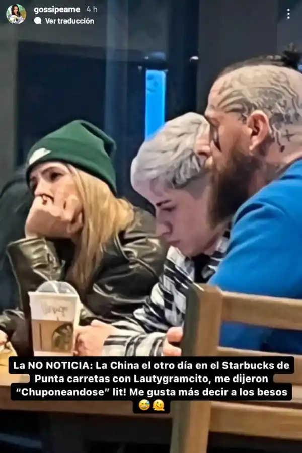 Captan a la China Suárez y a Lauti Gram juntos en un shopping de Uruguay