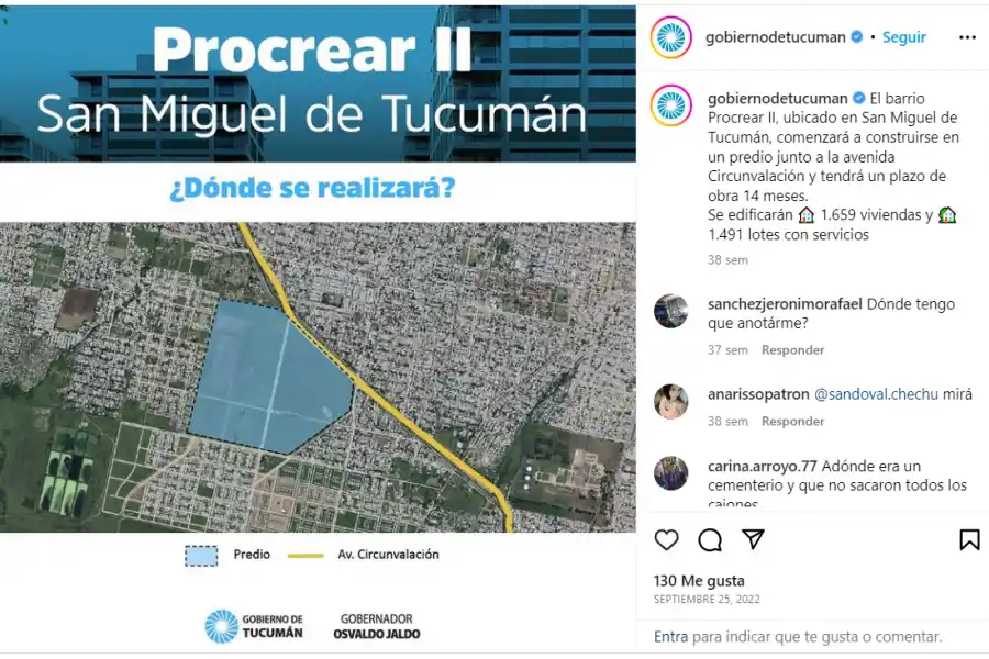 Procrear II: ¿qué se sabe del nuevo proyecto de construcción previsto para Tucumán?