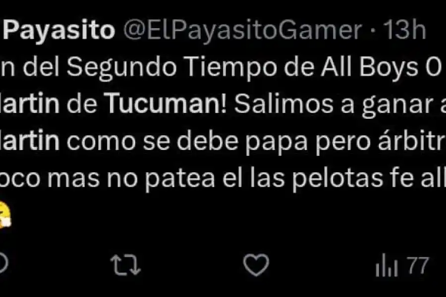 San Martín vs All Boys: qué dijeron los hinchas en las redes luego del categórico triunfo del “Santo”