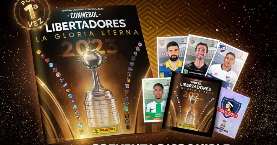 El álbum de figuritas de la Copa Libertadores será lanzado por primera vez en los próximos días.