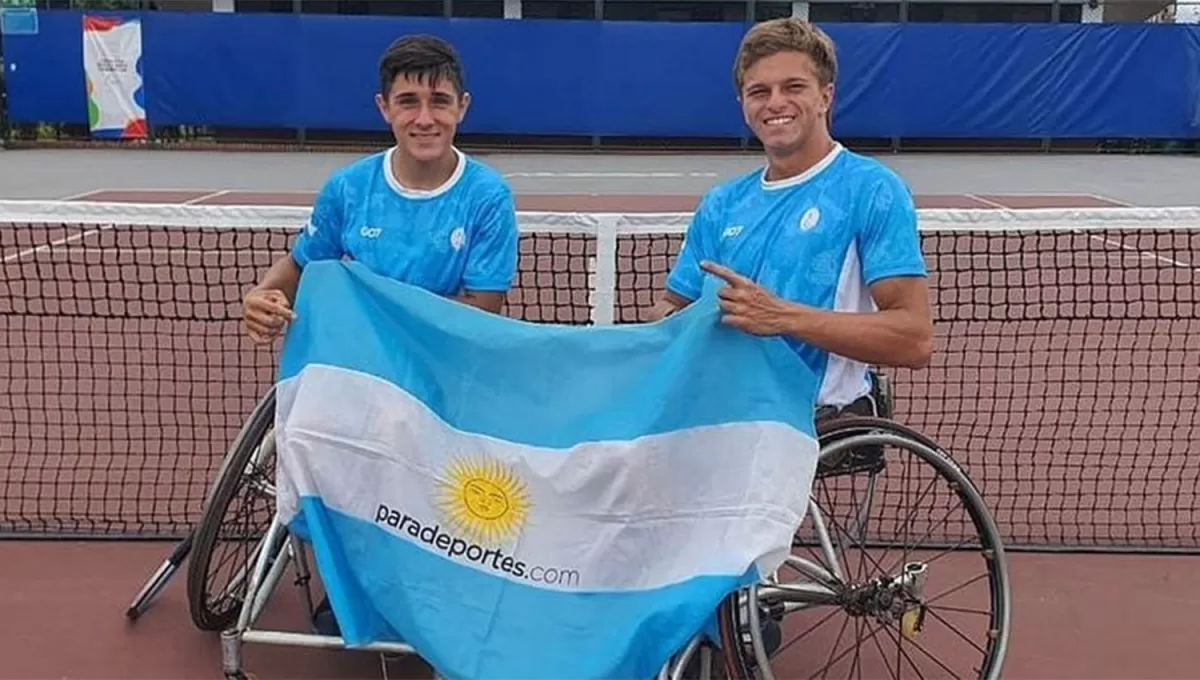 EN LO MÁS ALTO. Gonzalo Lazarte y Benjamín Viaña mostraron un gran nivel tanto en singles como en dobles.